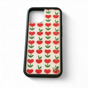 Wildflowers Red and Green Apple Pattern Phone Case